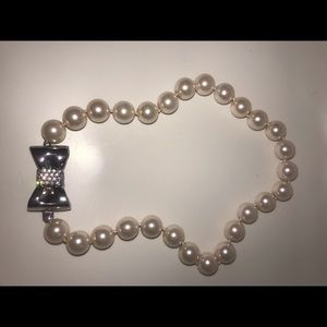 Park Lane Pink Faux Pearl Necklace